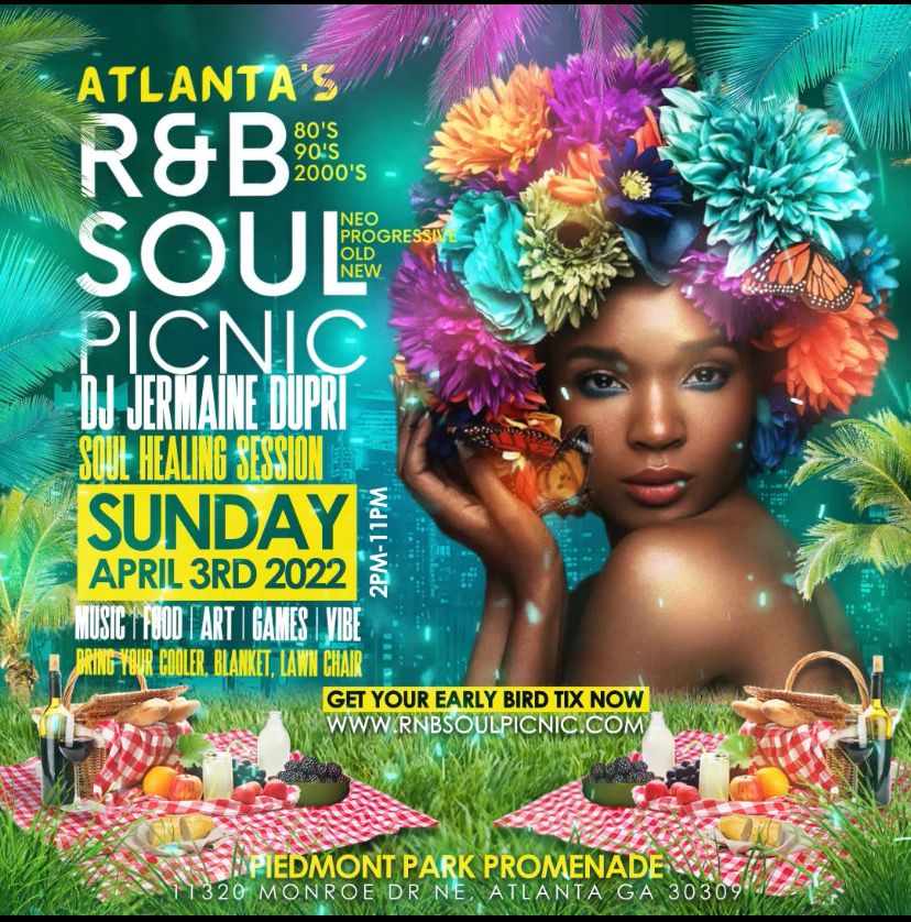 Atlantas RnB Soul Picnic Saturday & Sunday 12pm11pm Piedmont Park