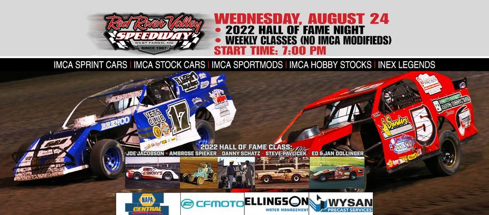 2022 Hall Of Fame Night | Red River Valley Speedway, Fargo, ND | August ...