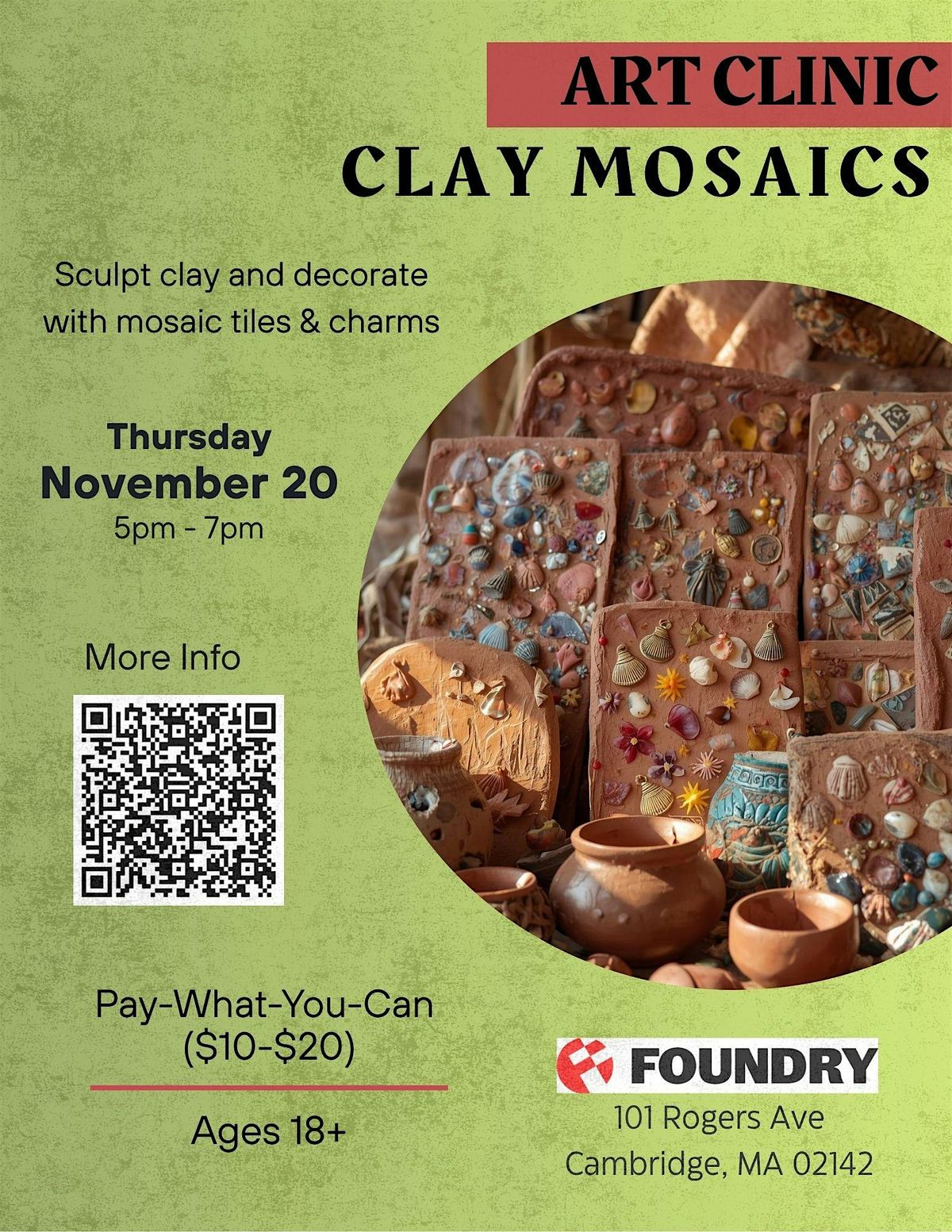 Art Clinic: Clay Mosaics