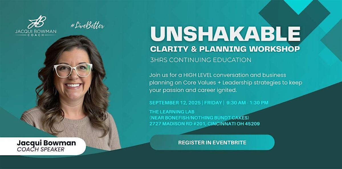 UNSHAKABLE - Clarity & Planning Workshop