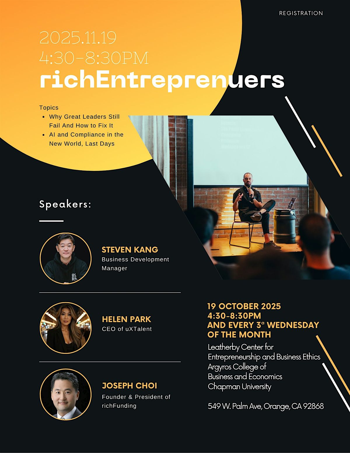 richEntrepreneurs Monthly Meeting