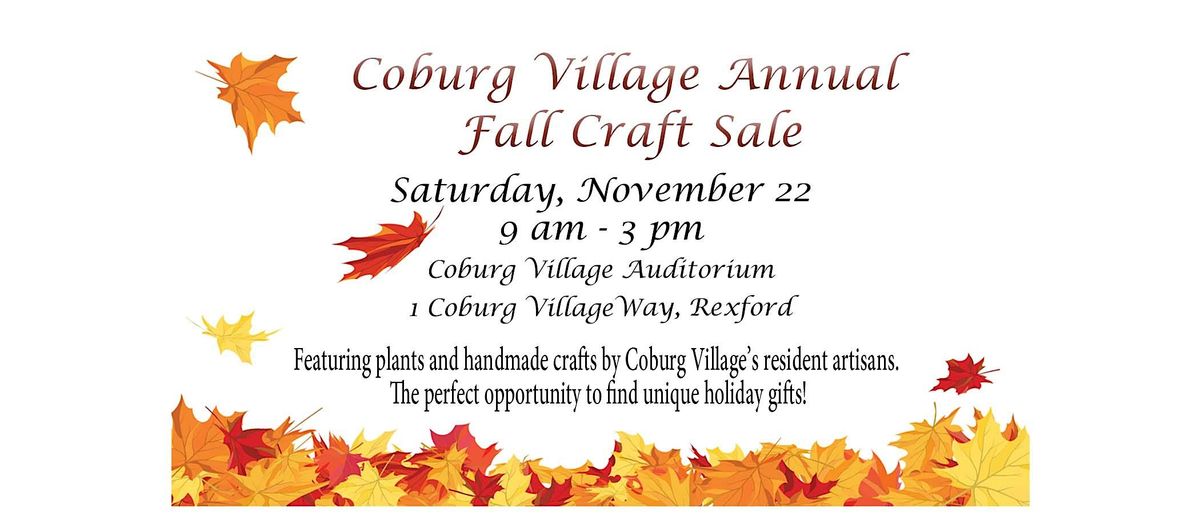 Coburg Village Annual Fall Craft Fair