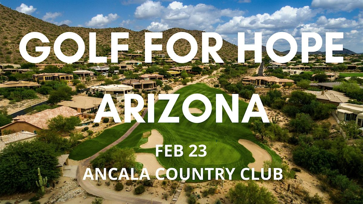 GOLF FOR HOPE ARIZONA
