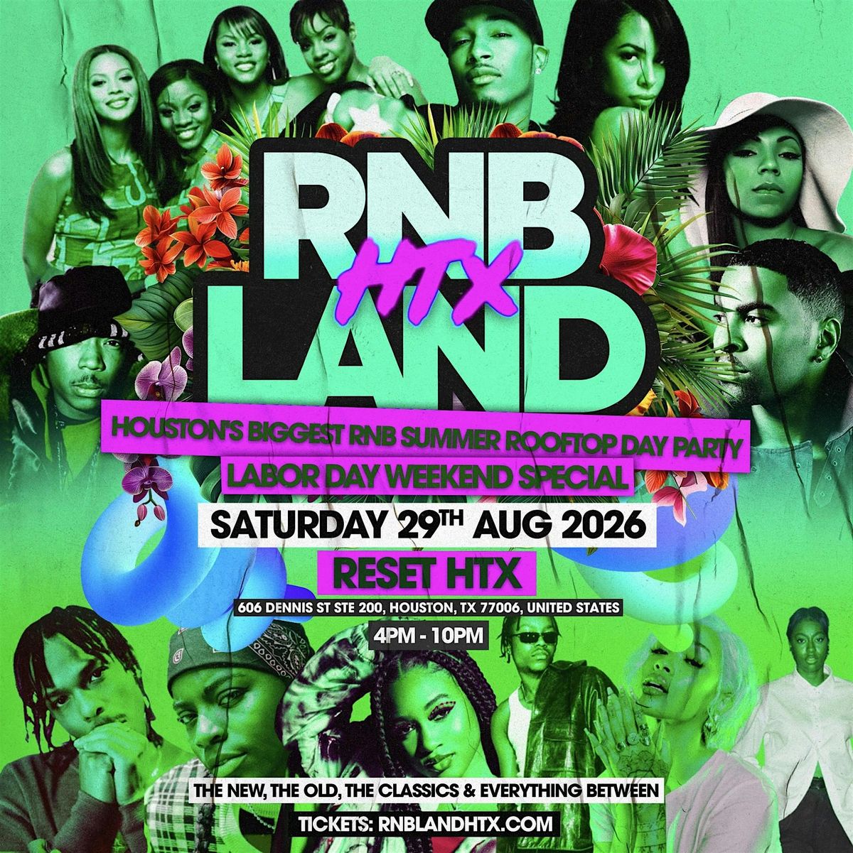RNBLAND  - Houston's RnB Summer Rooftop Day Party (Labor Weekend)