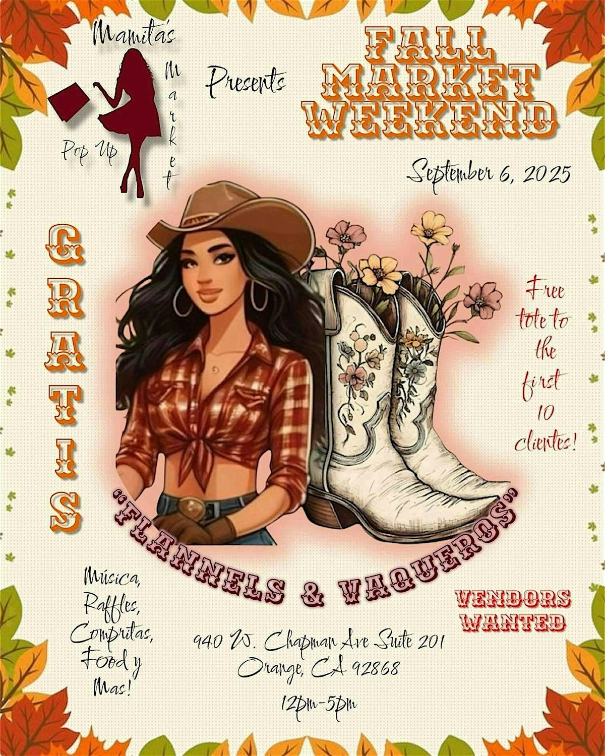 Flannels & Vaqueros Pop Up