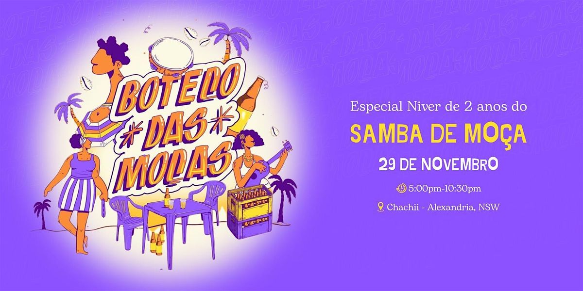 Boteco das Mo\u00e7as - Edi\u00e7\u00e3o especial 2 anos do Samba de Mo\u00e7a