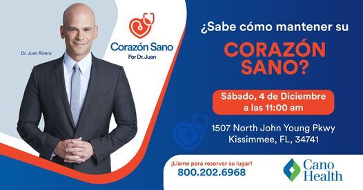 Programa Corazón Sano del Dr. Juan Rivera - Cano Health