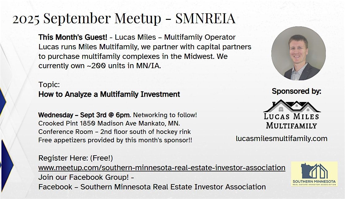 Real Estate Meetup Mankato September 2025