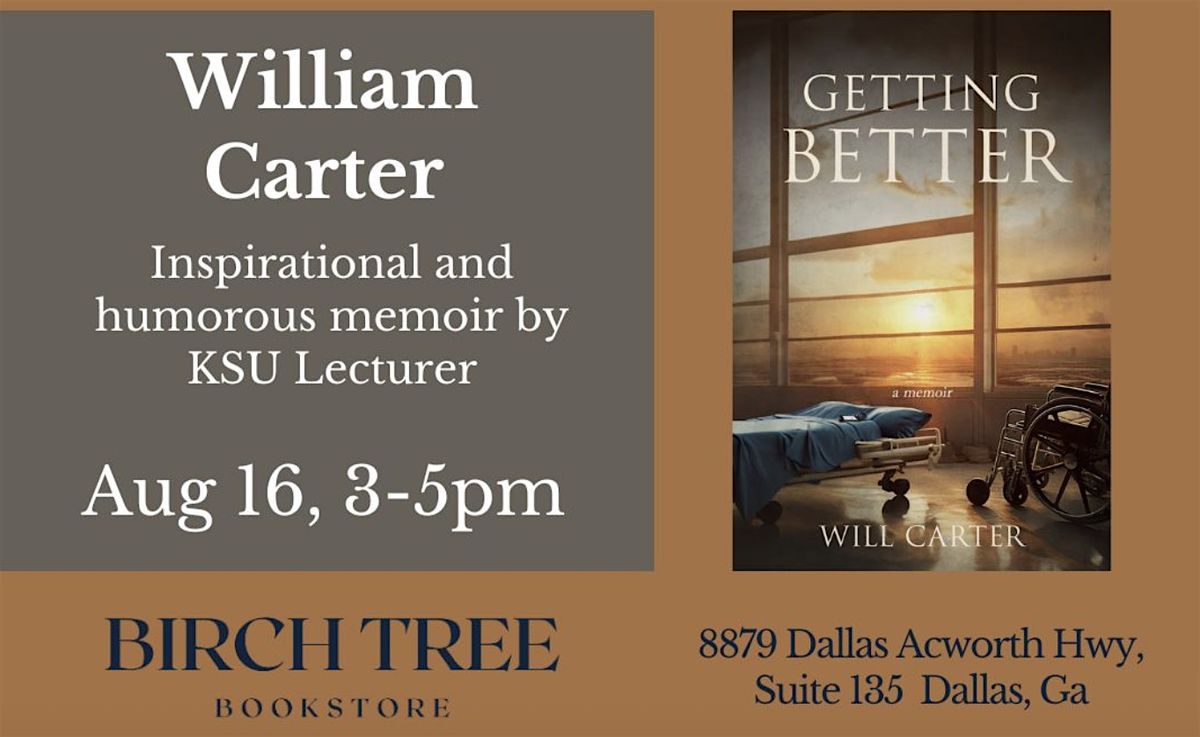 Author Event & Book Signing with William Carter at Birch Tree Bookstore