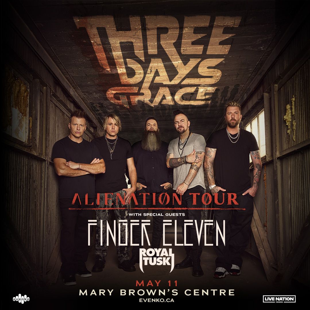Three Days Grace Finger Eleven & Royal Tusk