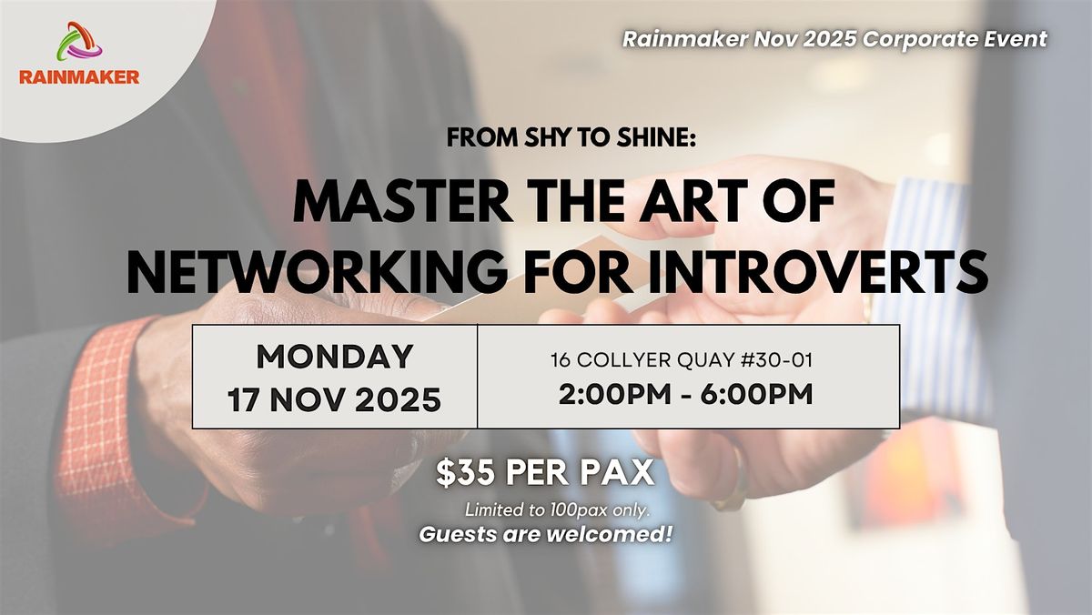 From Shy to Shine: Master the Art of Networking for Introverts