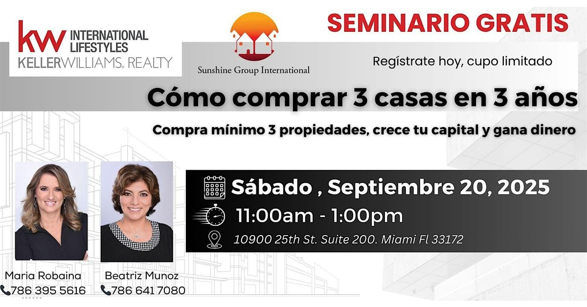 Como Comprar 3 Casas en 3 A\u00f1os