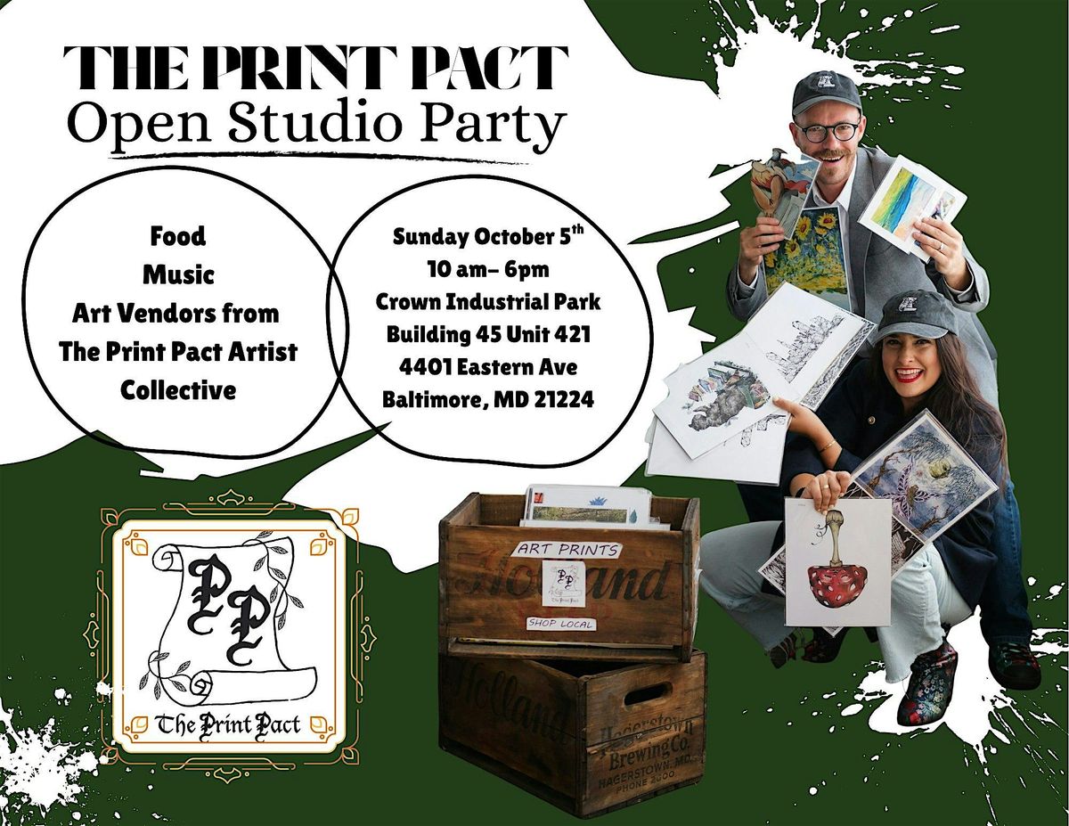 THE PRINT PACT OPEN STUDIO PARTY