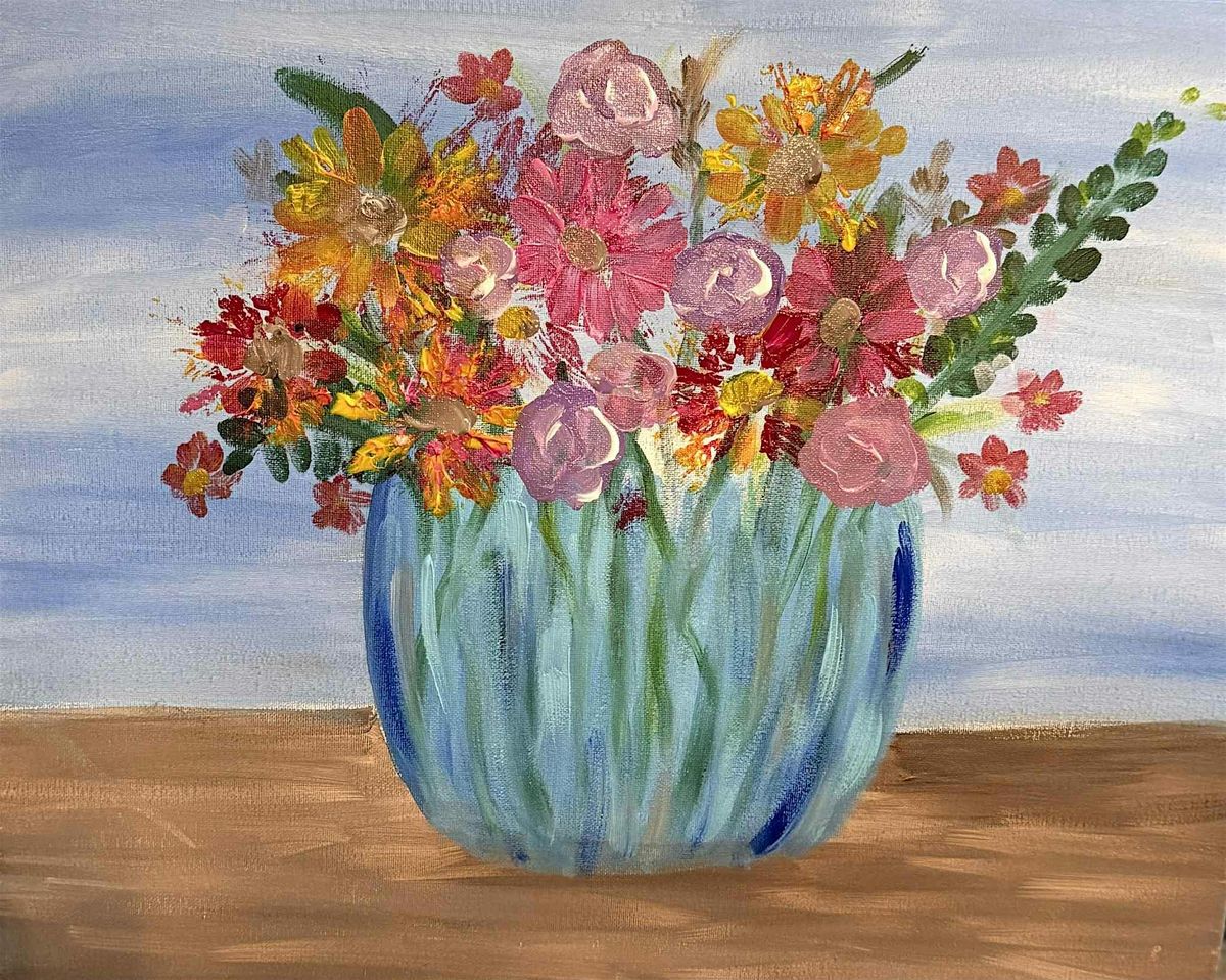 Copy of Abstract Flower Bouquet Paintings