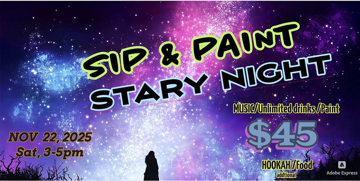 Sip & Paint: Stary Night