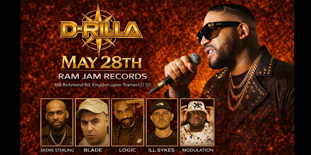 D-Rilla Live @ Ram Jam, Records, London, Thursday 28th May 2026 at Ram ...