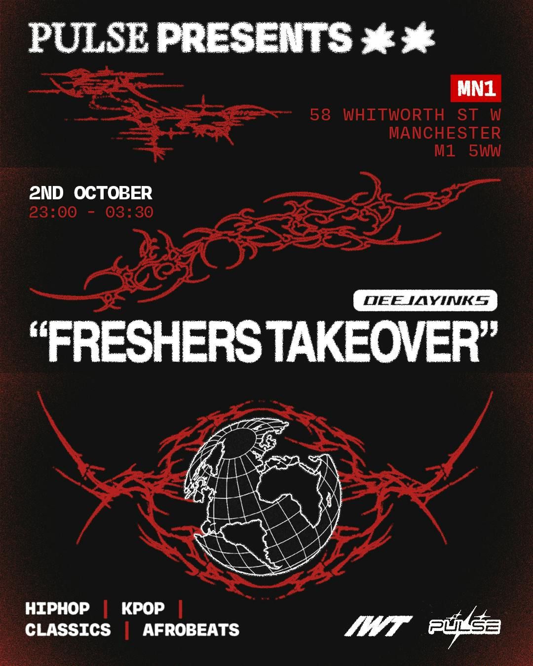 PULSE EVENTS - FRESHERS TAKEOVER