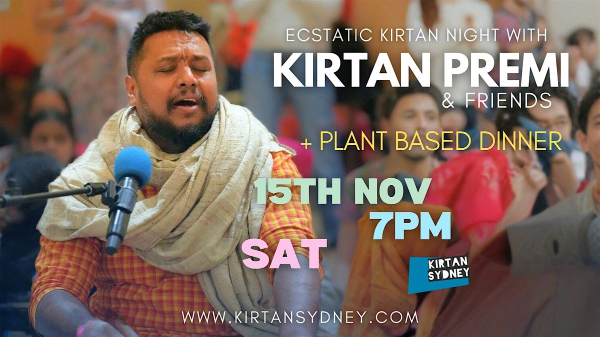 Kirtan Night with Kirtan Premi & Friends + Dinner
