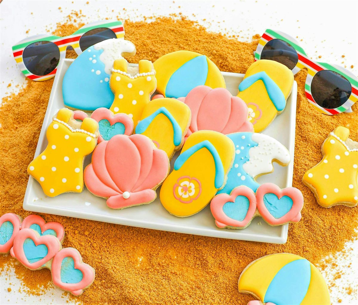 Beach Vibes & Summer Fun Cookie Decorating Class @BRC Beer (8\/19 @7pm)