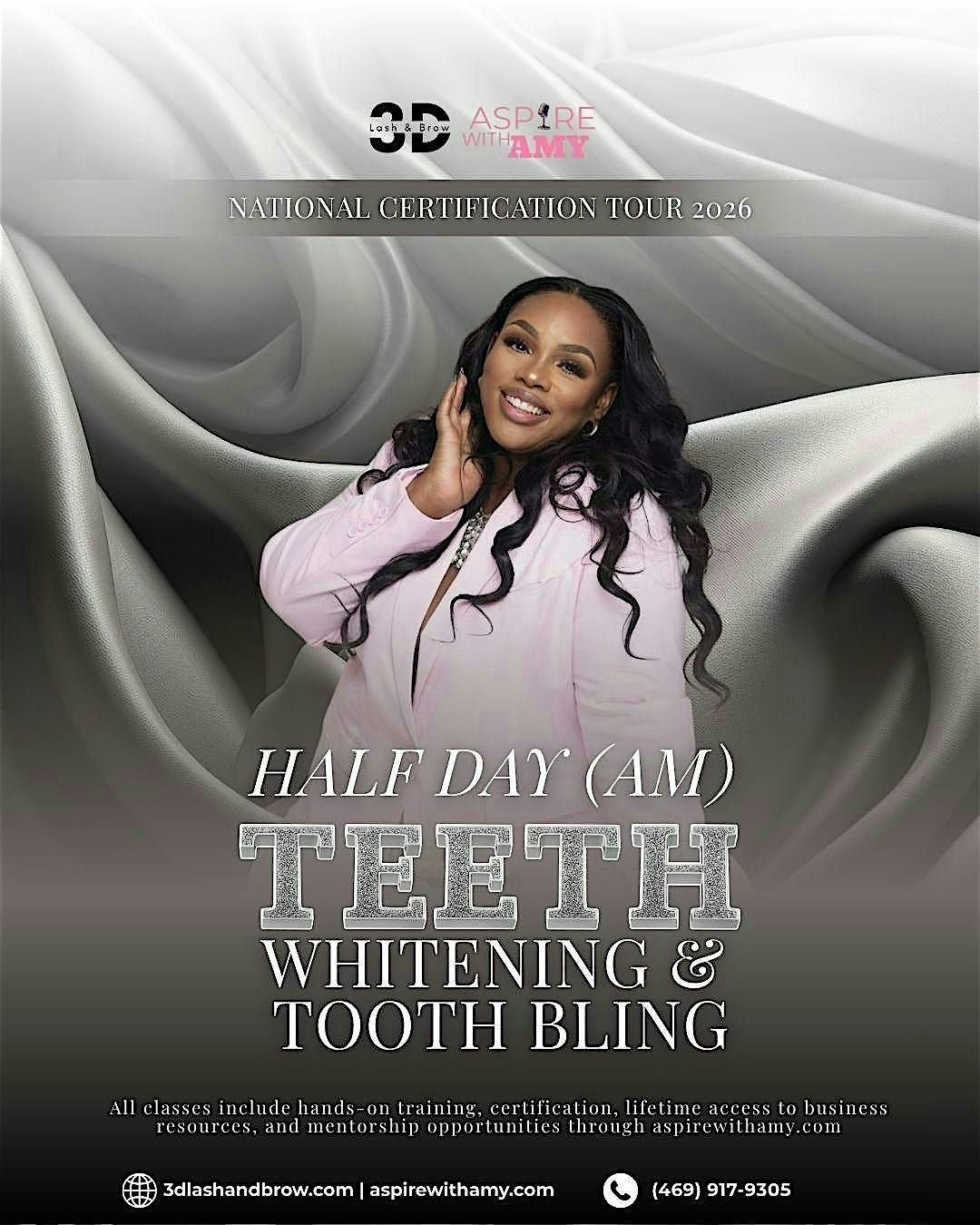TEETH WHITENING + TOOTH BLING CERTIFICATION \u2013 AUSTIN, TX (April 13, 2026)