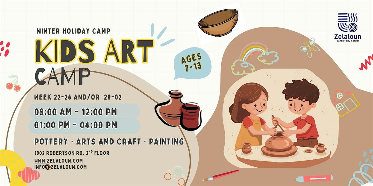 Winter Kids Art Camp