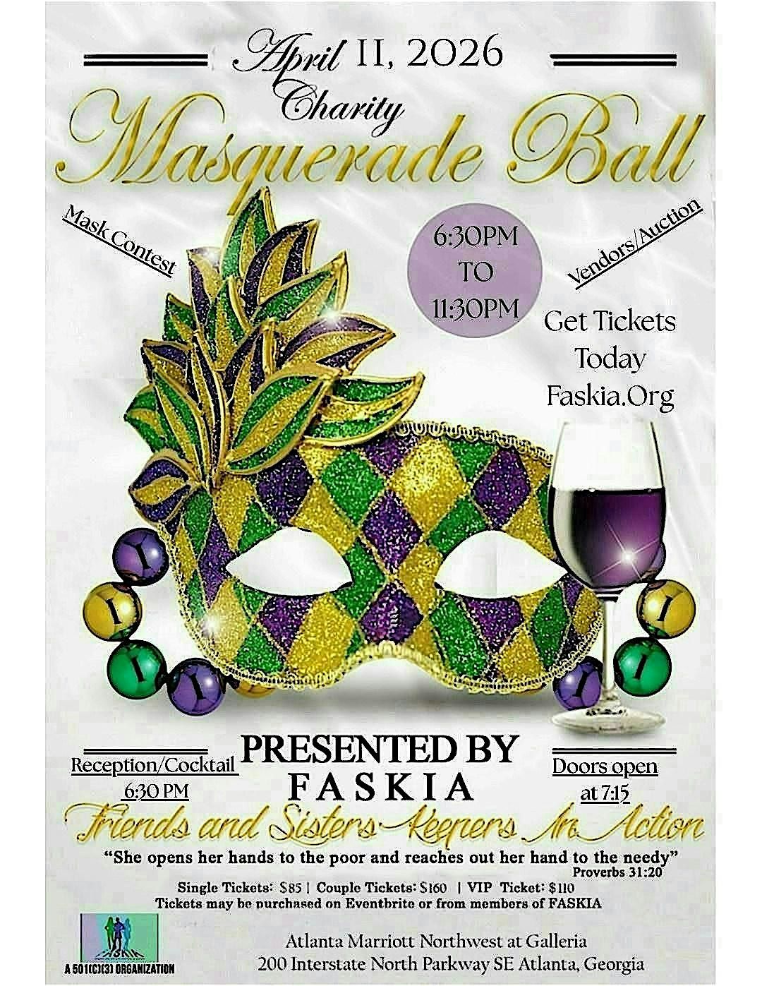 FASKIA MASQUERADE CHARITY BALL