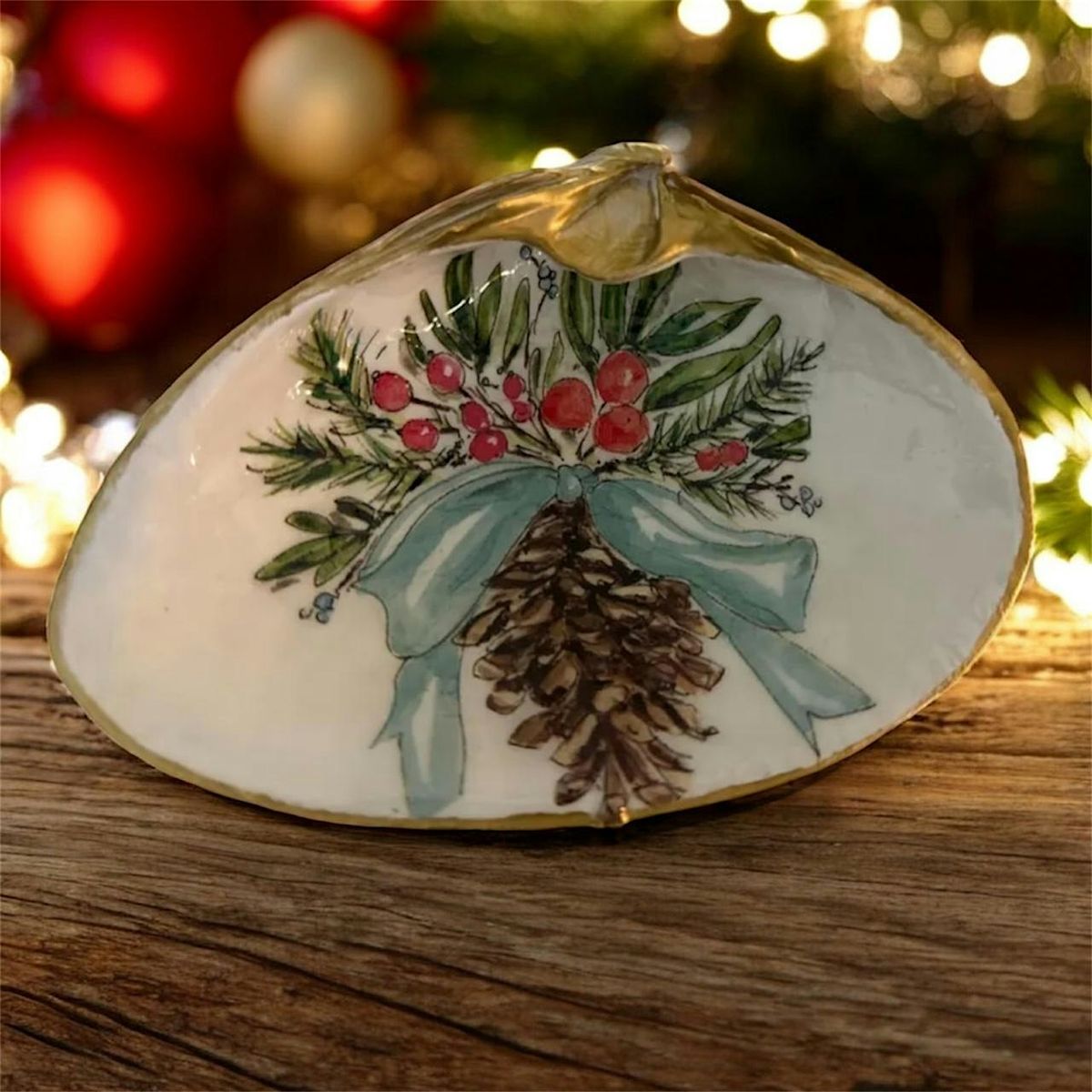 Sip & Create Christmas Shells