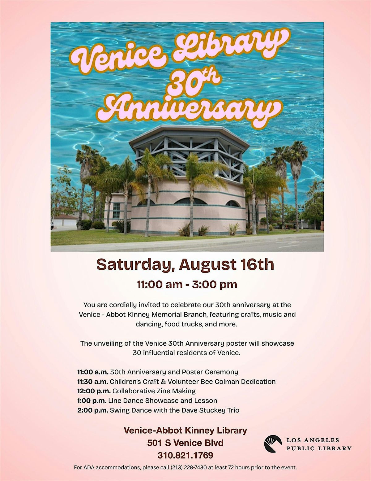 30th Anniversary of the Venice Library