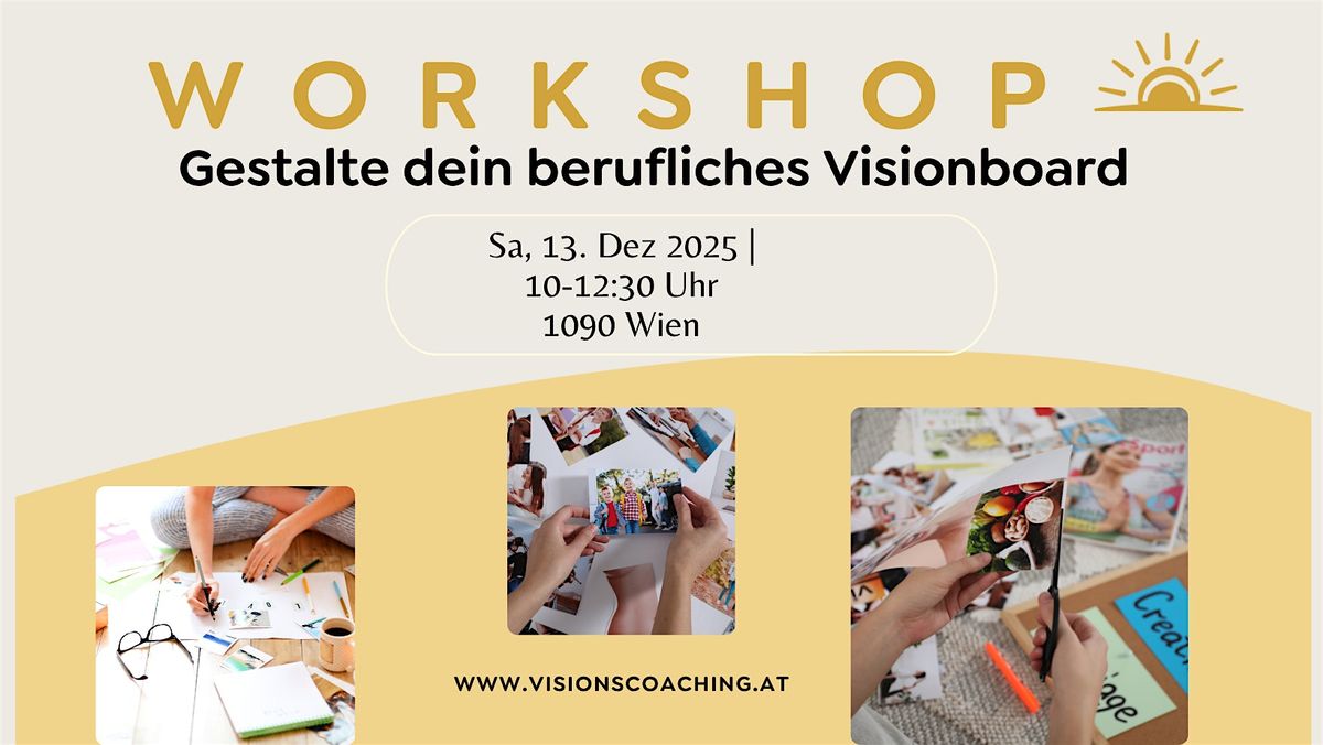 Gestalte dein Visionboard f\u00fcr berufliche Neuorientierung