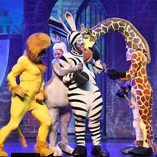 Madagascar, une aventure musicale DreamWorks au Th\u00e9\u00e2tre du Gymnase