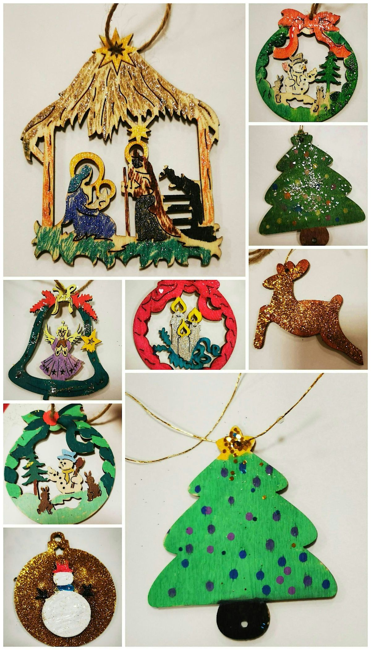 Wooden Tree Decorations Crafting Workshop