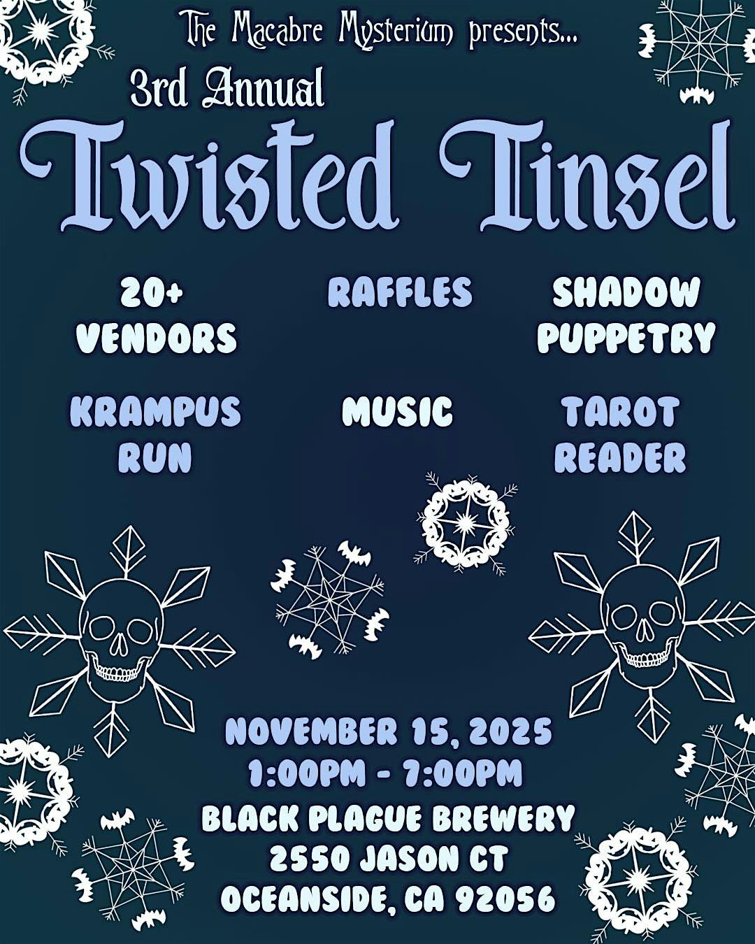 3rd Annual Twisted Tinsel - A Dark Christmas Market
