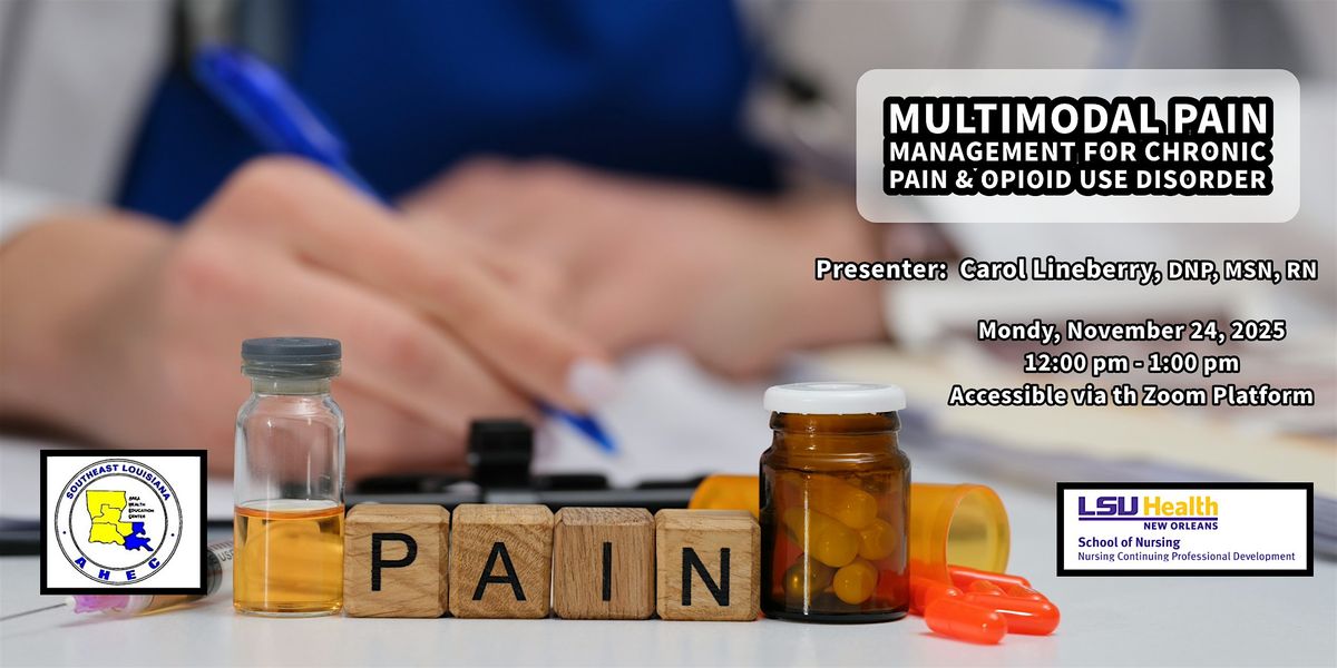 Multimodal Pain Management for Chronic Pain & Opioid Use Disorder