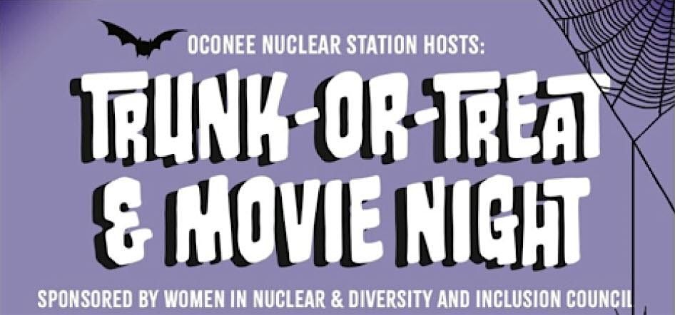 Oconee Nuclear Station Hosts: Trunk-or-Treat & Outdoor Movie Night