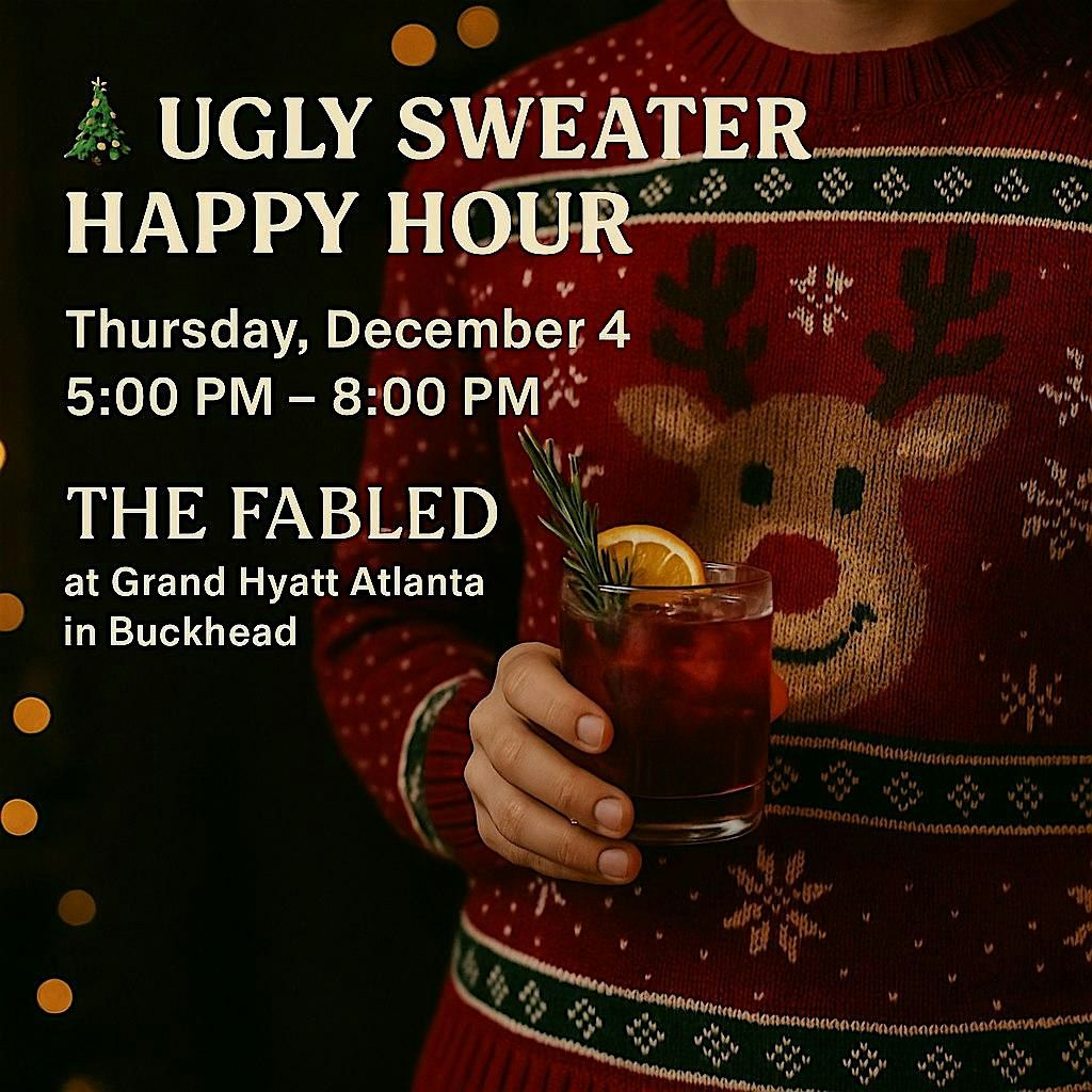 Ugly Sweater Happy Hour at The Fabled