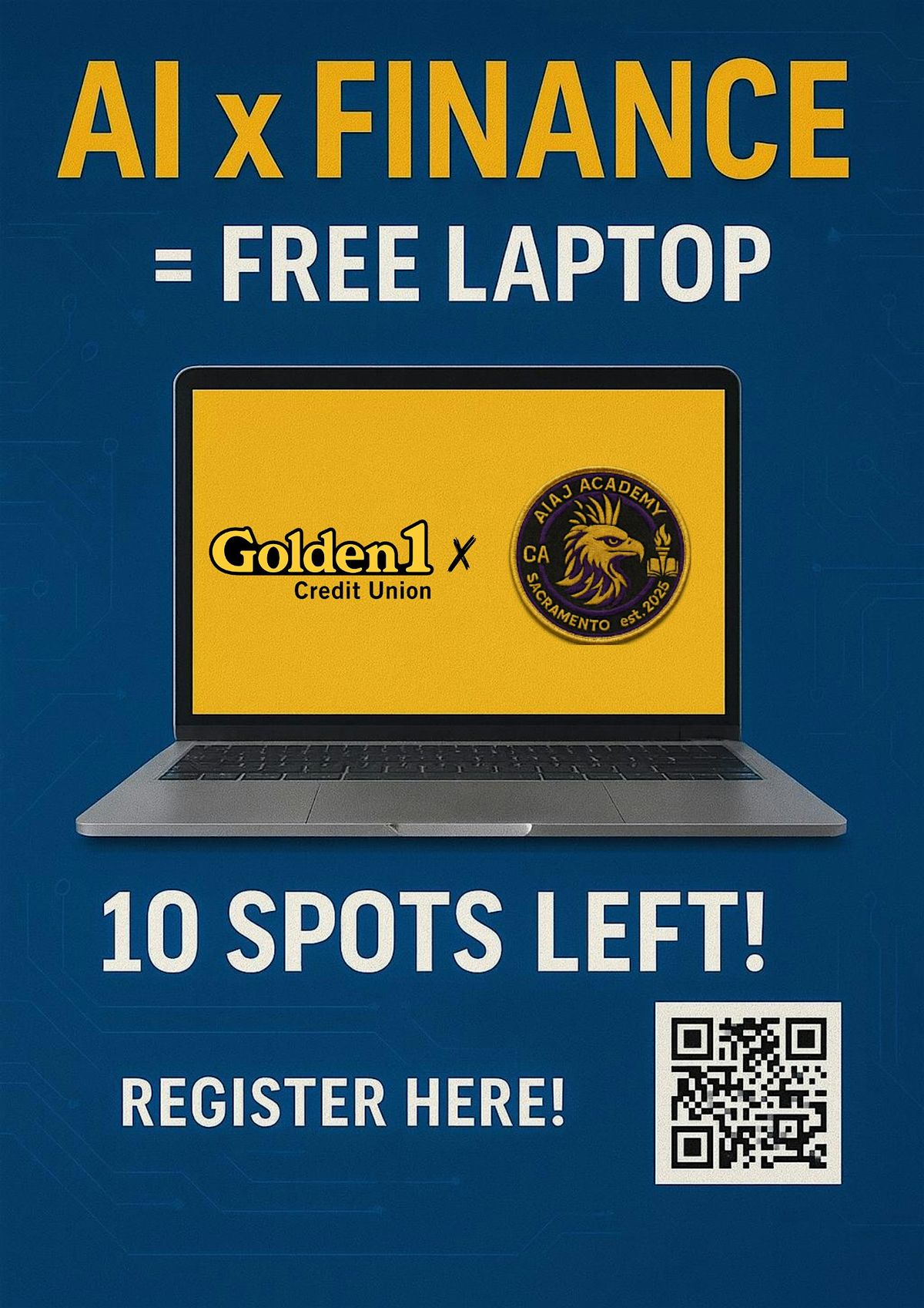 AI \u00d7 Finance II: Empower Your Future \u2014 Free Laptop Workshop for Youth