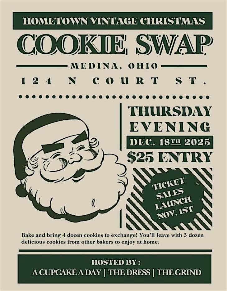 Hometown Vintage Christmas Cookie Swap