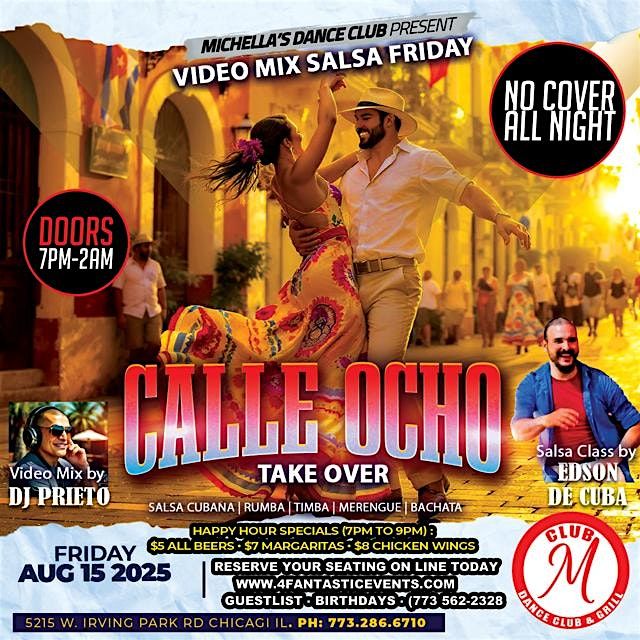 Calle Ocho Takeover \u2013 CBK Salsa Friday @ CLUB M