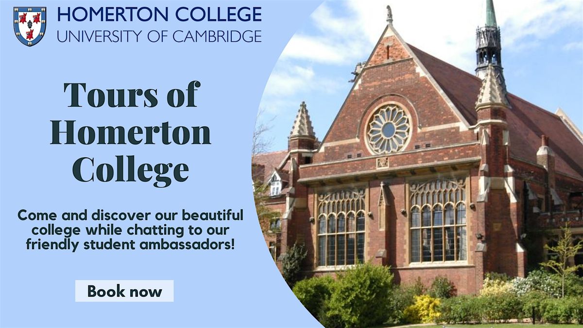 Prospective Student\/ Offer Holder Tours of Homerton College 2026