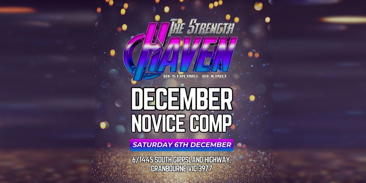 The Strength Haven December Novice Comp