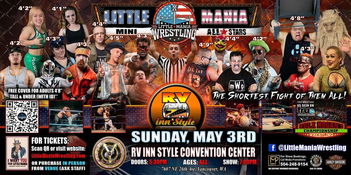 Vancouver, WA - Little Mania Mini Wrestling @ RV Inn Convention Center
