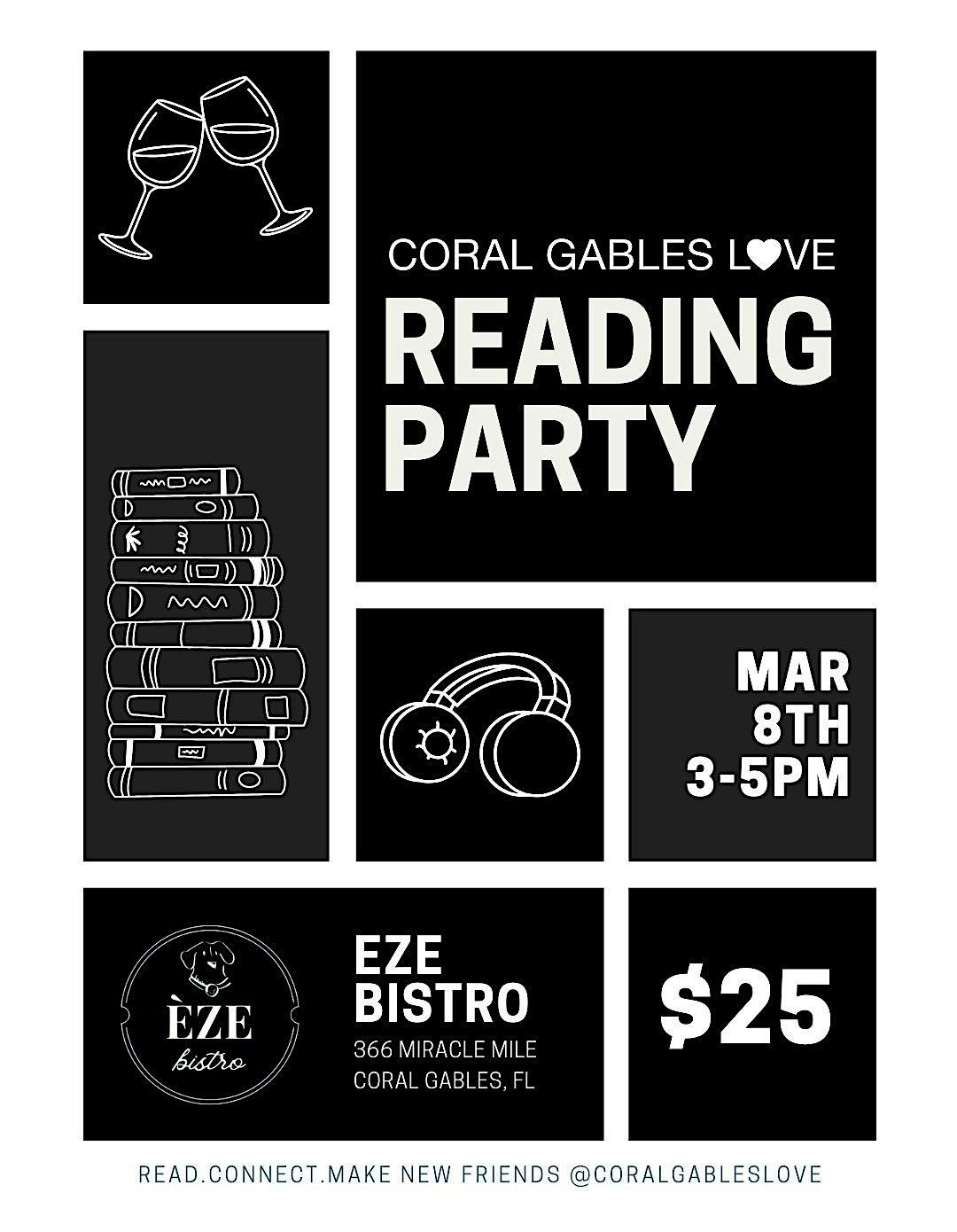 Coral Gables Love Reading Party - November