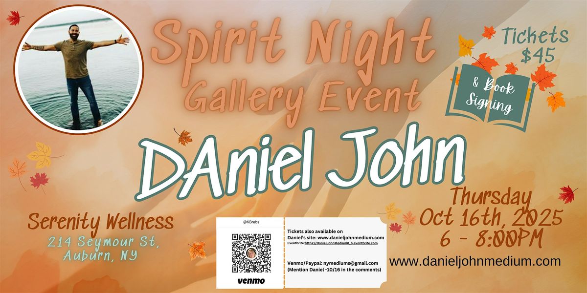 Spirit Night: With Daniel John in Auburn
