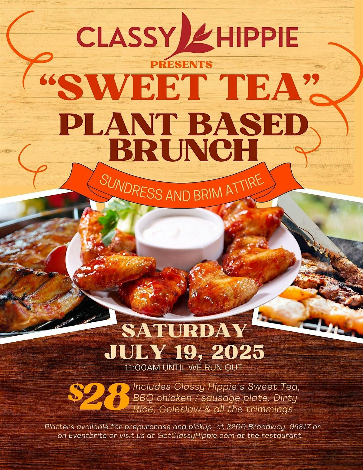 Sweet Tea - Plant Based Brunch & Day Party