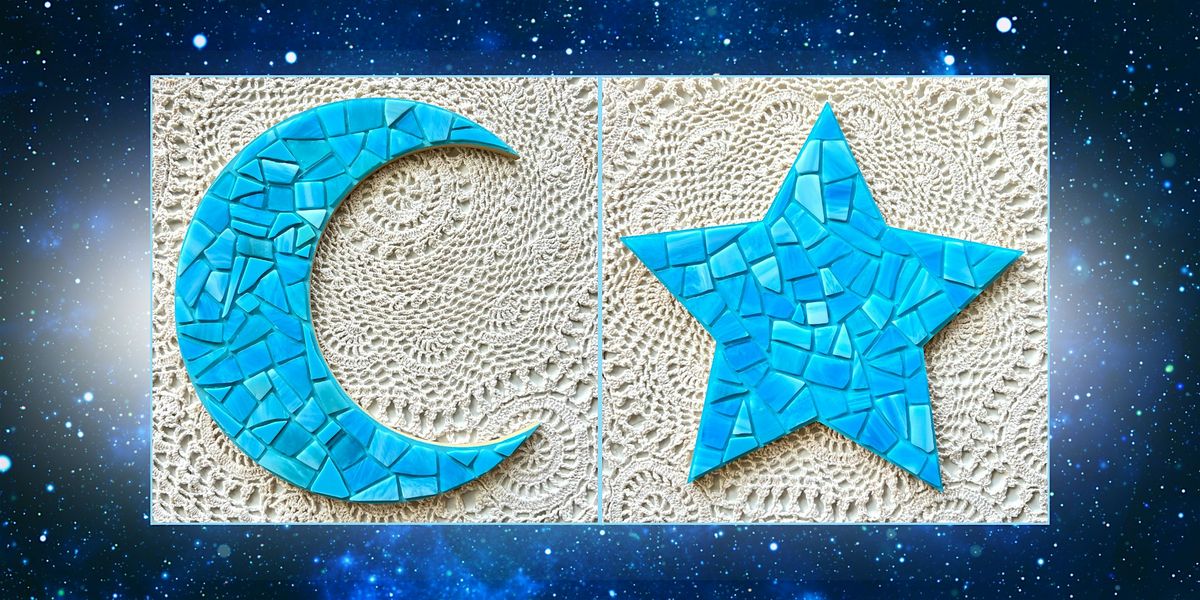 Glass Mosaic class - Moon or Star - at The Vineyard at Hershey!