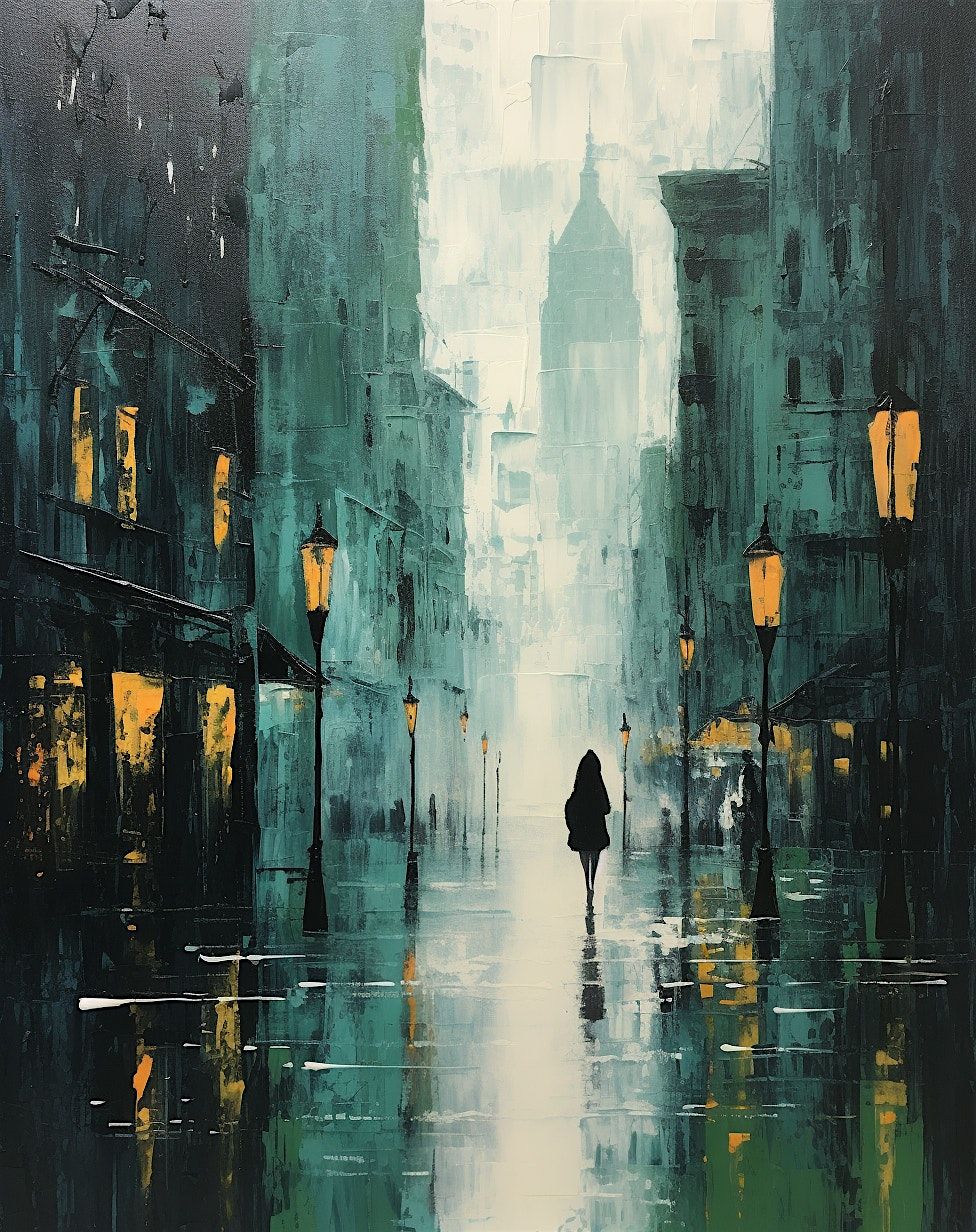 Rainy City - Paint Along (& NA Sip)