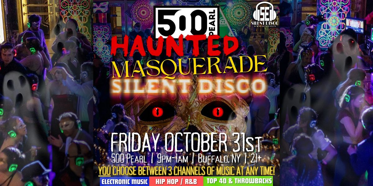 Haunted Masquerade Silent Disco at 500 Pearl - 10\/31\/25