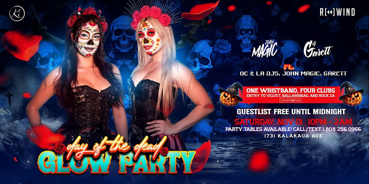 Day of the Dead Party - Glow in the Dark + Face Paint Station
