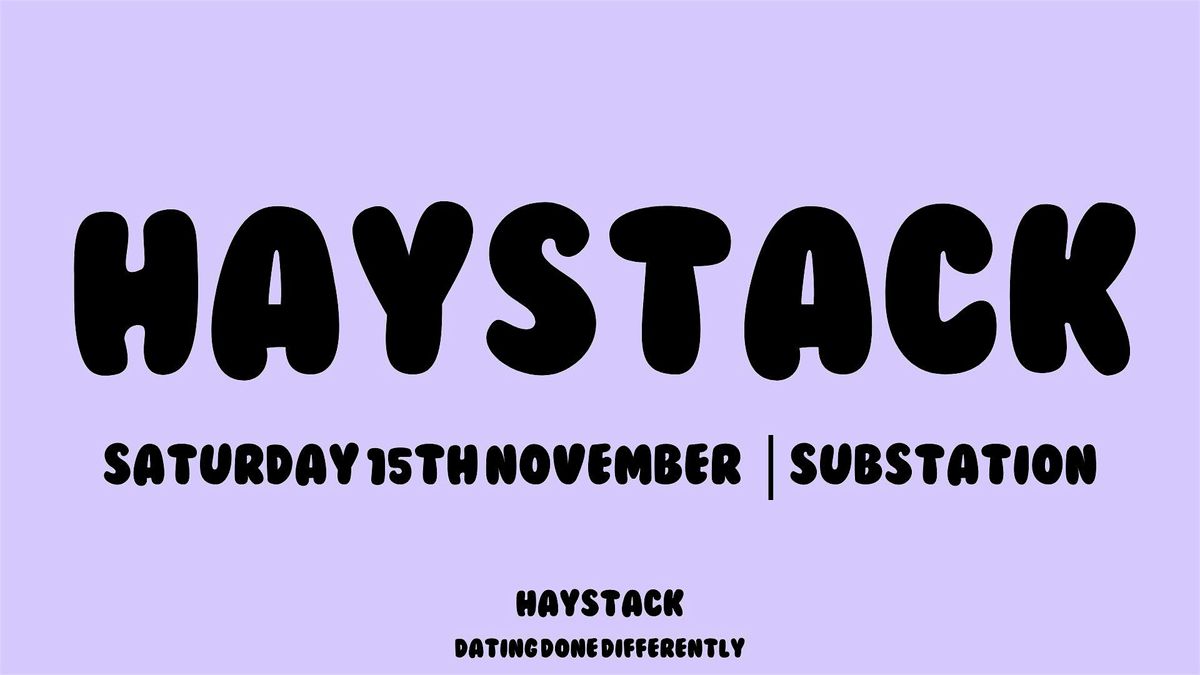HAYSTACK DATING | ROCK CLIMBING | BRIXTON | SATURDAY 15TH NOVEMBER