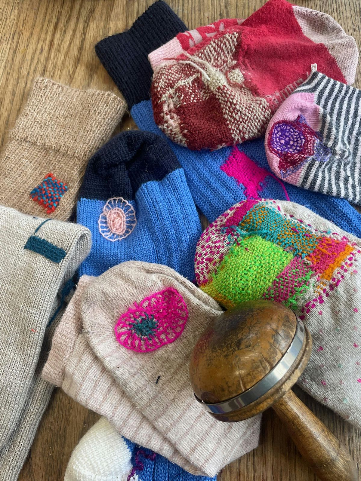 Visible Mending Workshop at Kirkstall Forge